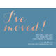 Wedgewood I've Moved Foil Stamped Moving Announcements Image 4 of 5
